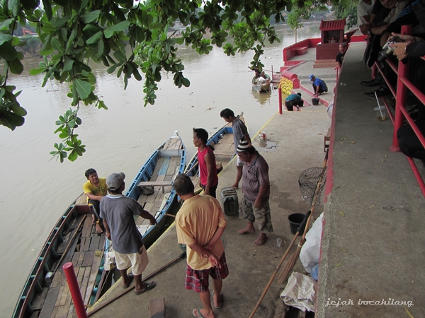perahu-perahu Sungai Cisadane