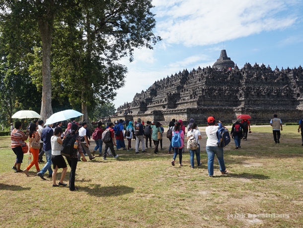 #KelasHeritage menuju Candi Borobudur